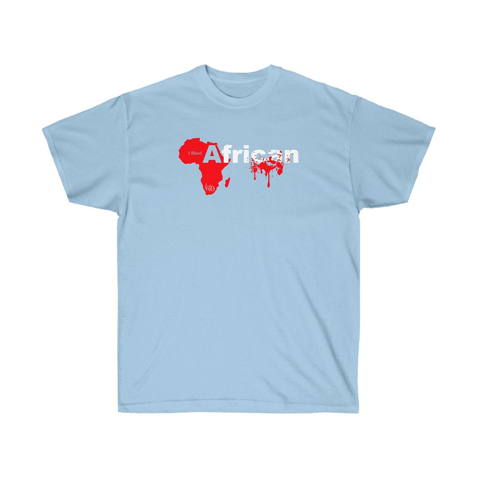 Thumbnail: Lewdo: I Bleed African (R & W) (Men's Unisex Ultra Cotton Tee)
