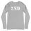 Thumbnail: Lewdo: I Plead the 2ND Unisex Long Sleeve Tee (White) (Men)