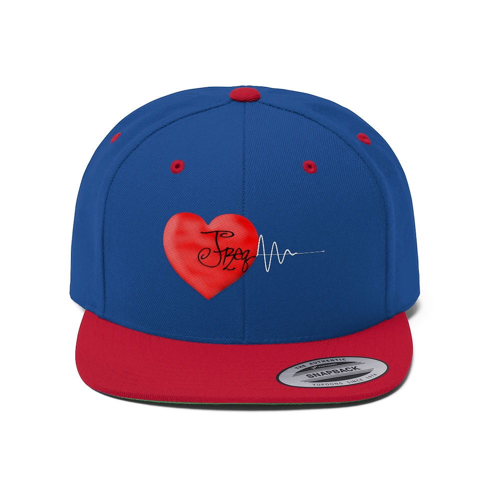 Thumbnail: Lewdo: Love Freq (Unisex Flat Bill Hat)