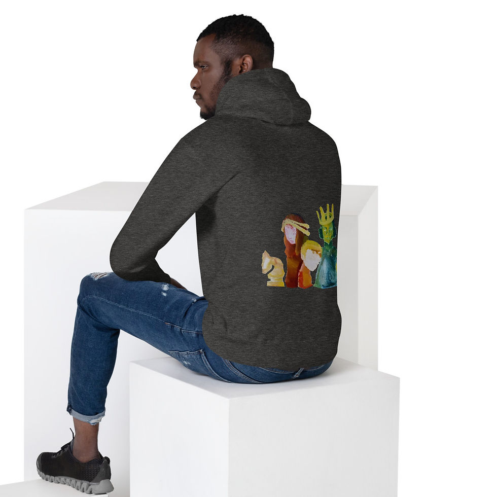 Thumbnail: Lewdo: Checkmate Unisex Hoodie (Men)