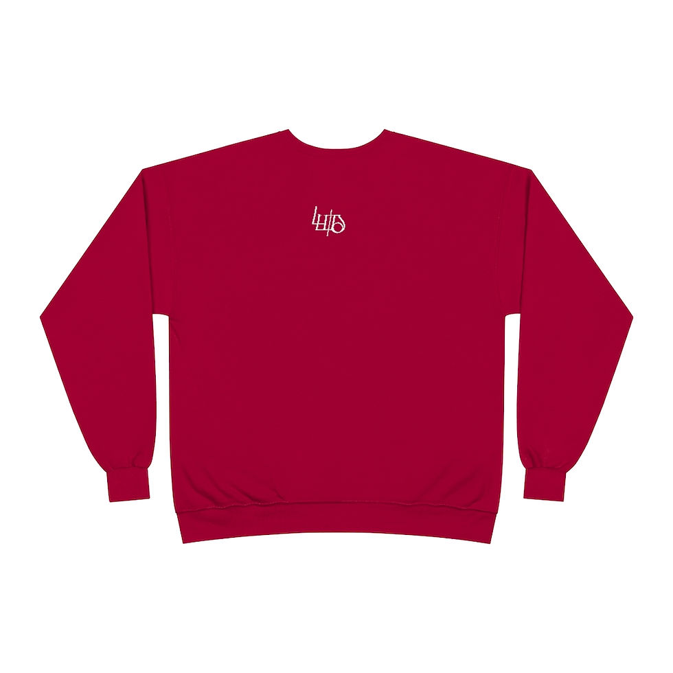 Thumbnail: Lewdo: I Bleed African (R & W) (Female Unisex EcoSmart® Crewneck Sweatshirt)