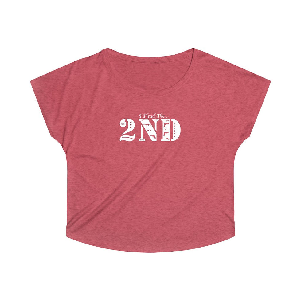 Thumbnail: Lewdo: Plead The  2nd (White) (Women's Tri-Blend Dolman)