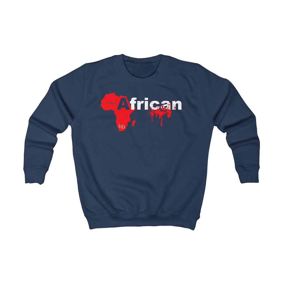 Thumbnail: Lewdo: I Bleed African (R&W) (Kids Sweatshirt)