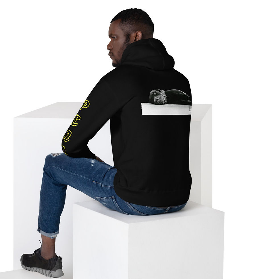 Thumbnail: Lewdo: Lying Dog York Penn Unisex Hoodie (Men)