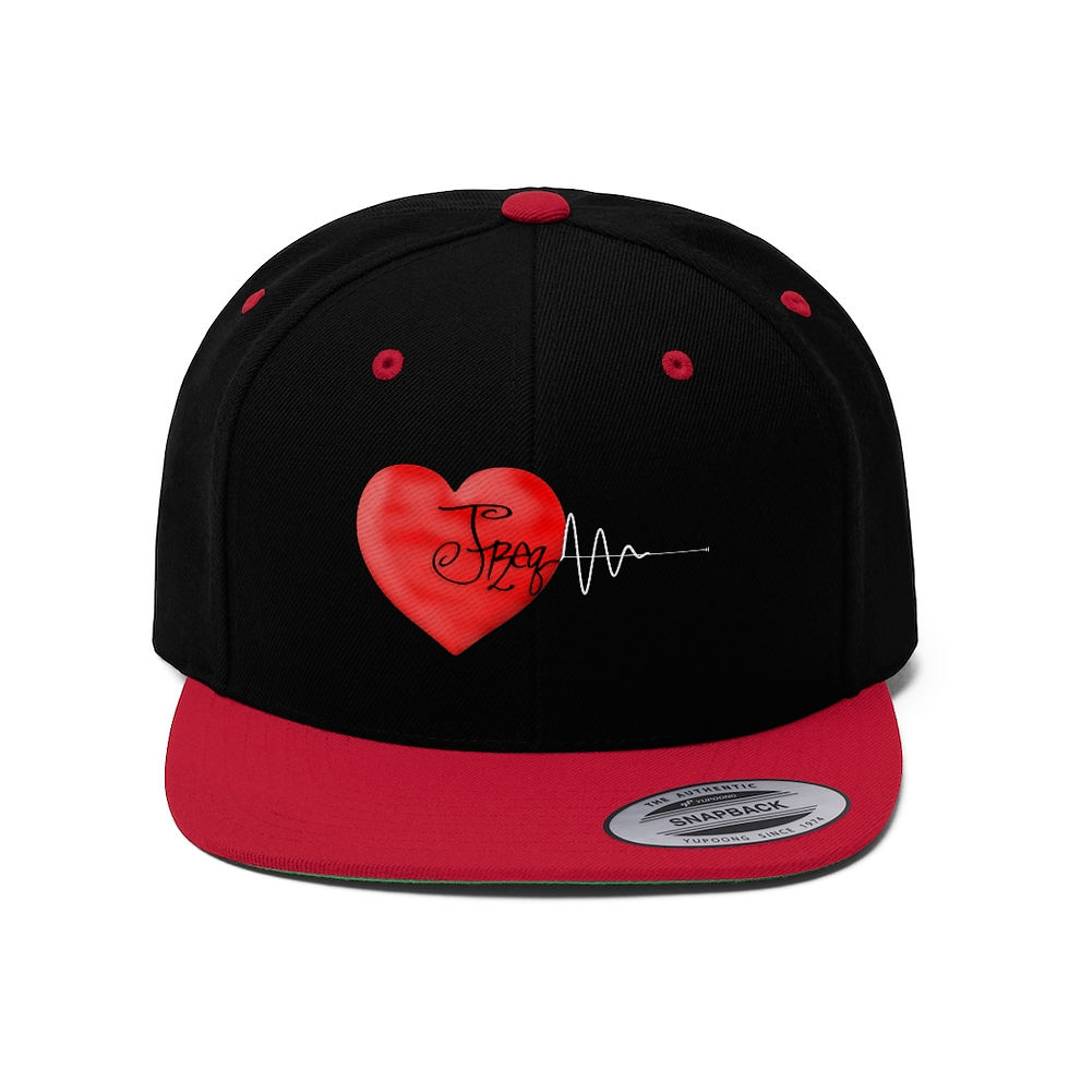 Thumbnail: Lewdo: Love Freq (Unisex Flat Bill Hat)