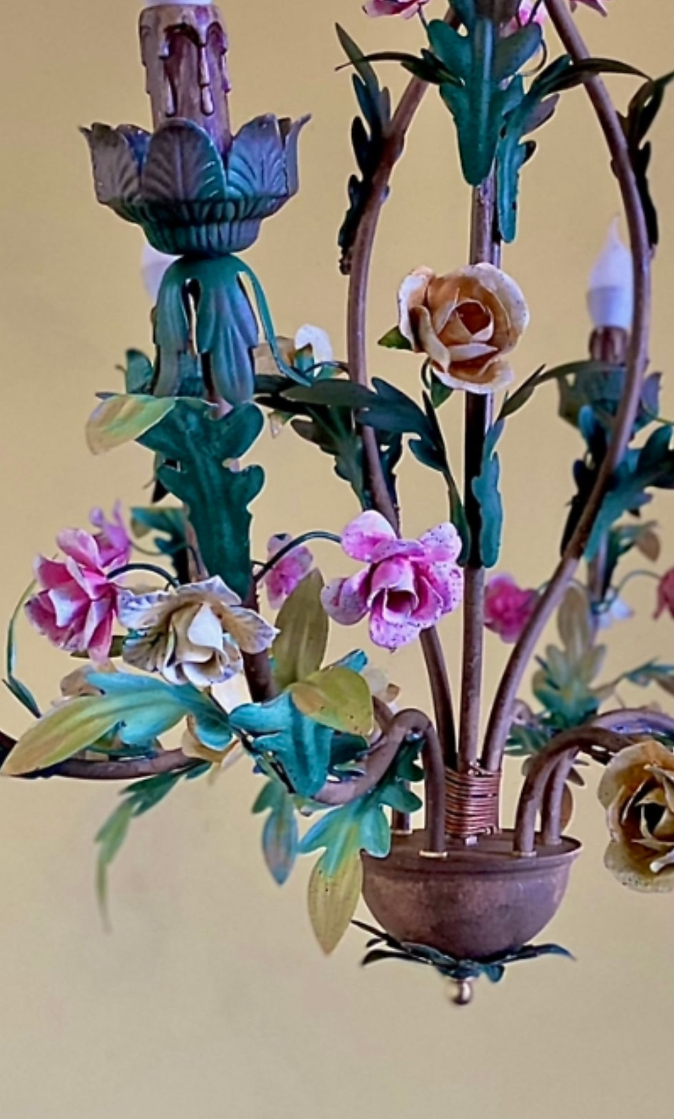 Miniatura: Lampadario ferro battuto Vintage 6Luci