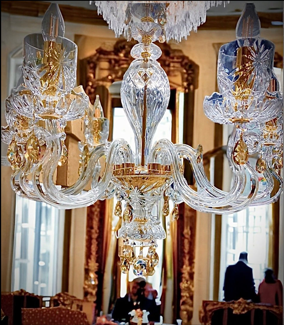 Thumbnail: Lampadario cristallo Opera 6L