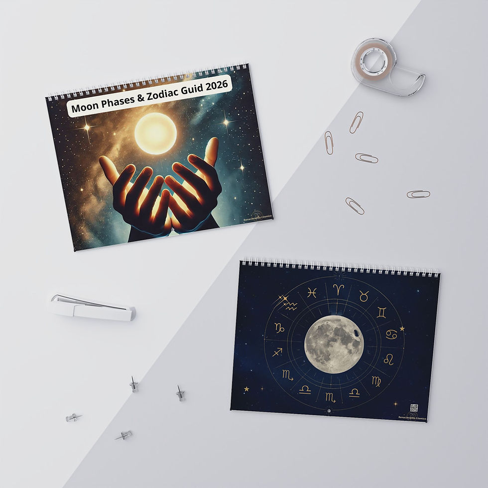Thumbnail: 2026 Lunar Calendar, Moon Phases and Zodiac Guide, Oracle Planner for life