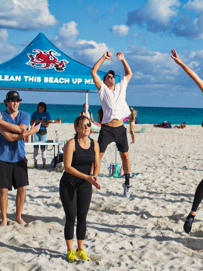 beach cleanup