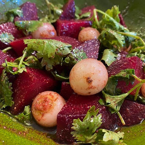 Rosh Hashanah Beet and Turnip With Cilantro