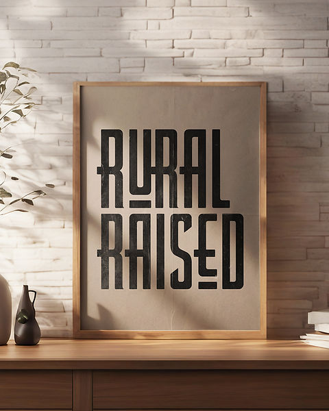 アート・デザイン・音楽 a+t 53 Is This Rural? Rural Pride Western Wall Art | The Prairie Wanderer