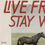 Thumbnail: A frame image of the Wild Horses in the Flint Hills, the text on the print reads "Live Free Stay Wild."