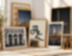Thumbnail: Arizona typography print displayed in a Southwest-inspired gallery wall featuring desert photography, western decor, and mini