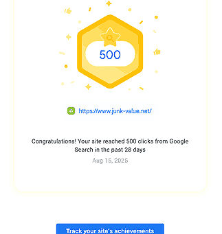 500 Organic Clicks Using AI - Junk Value SG