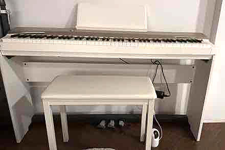 Digital Piano Disposed From A HDB Home - Junk Value Recycling In Singapore