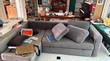Sofa Disposal Services By Junk Value Recycling Singapore.