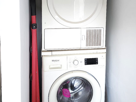 Stacked Washer & Dryer Dismantled & disposed By Junk Value SG