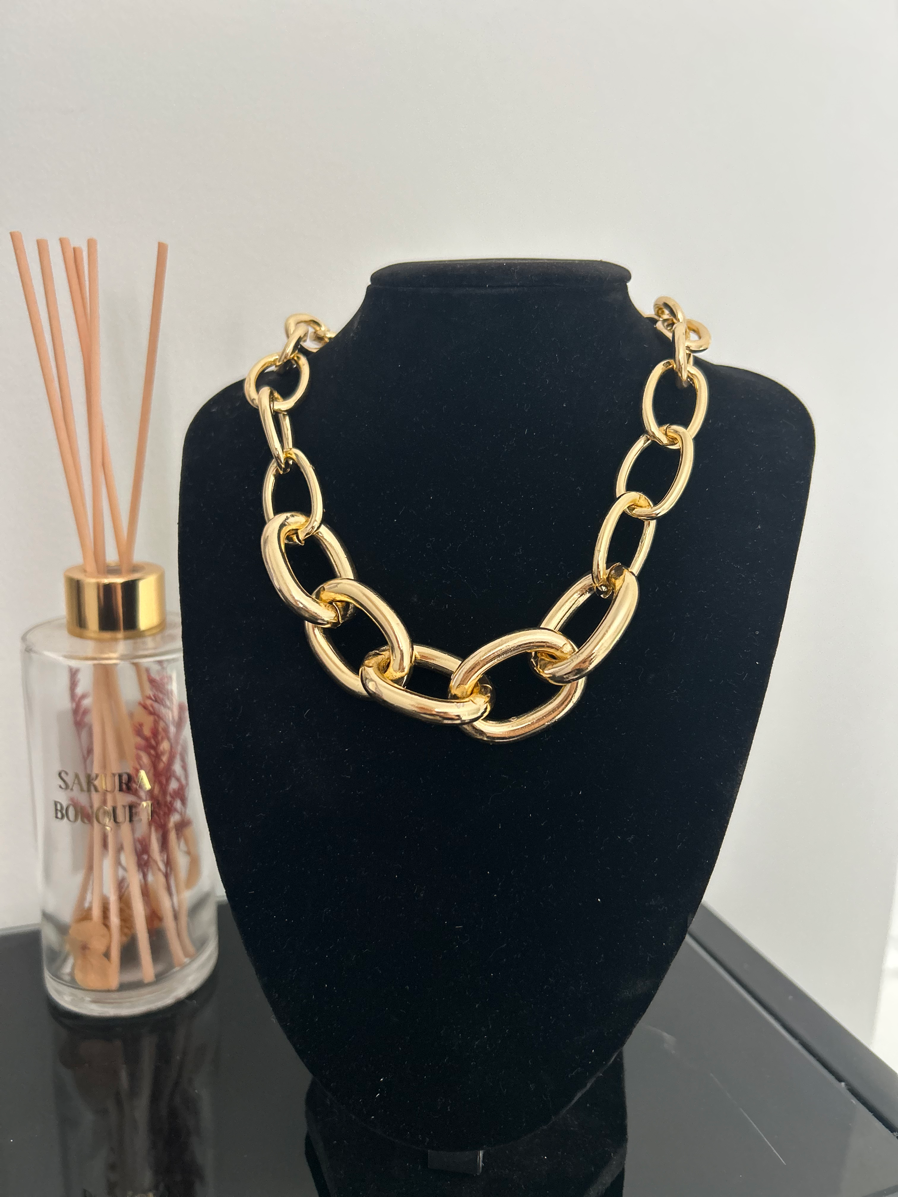 Collier doré maillons XL 
