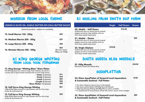 The Oyster Farm Shop, SA