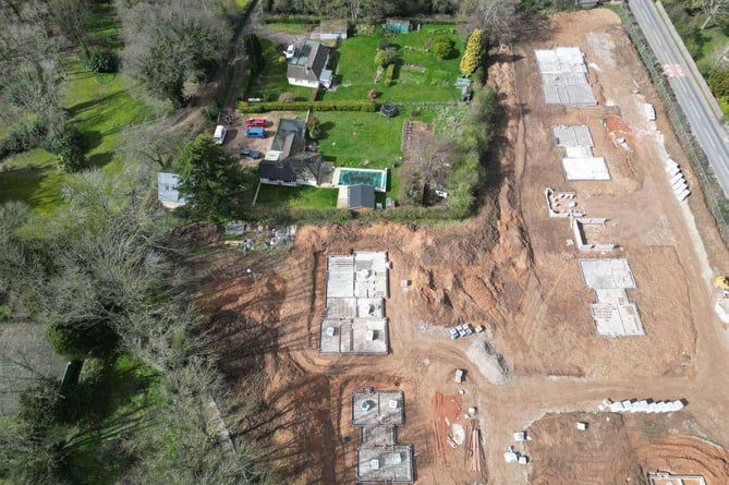 The proposed development site at Gorsley