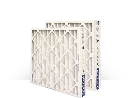 MERV 10 pleated commercial HVAC air filter manufactured by Airex Filter.