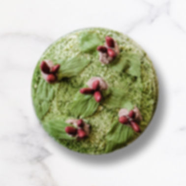 Matcha Poppy Seed Cake