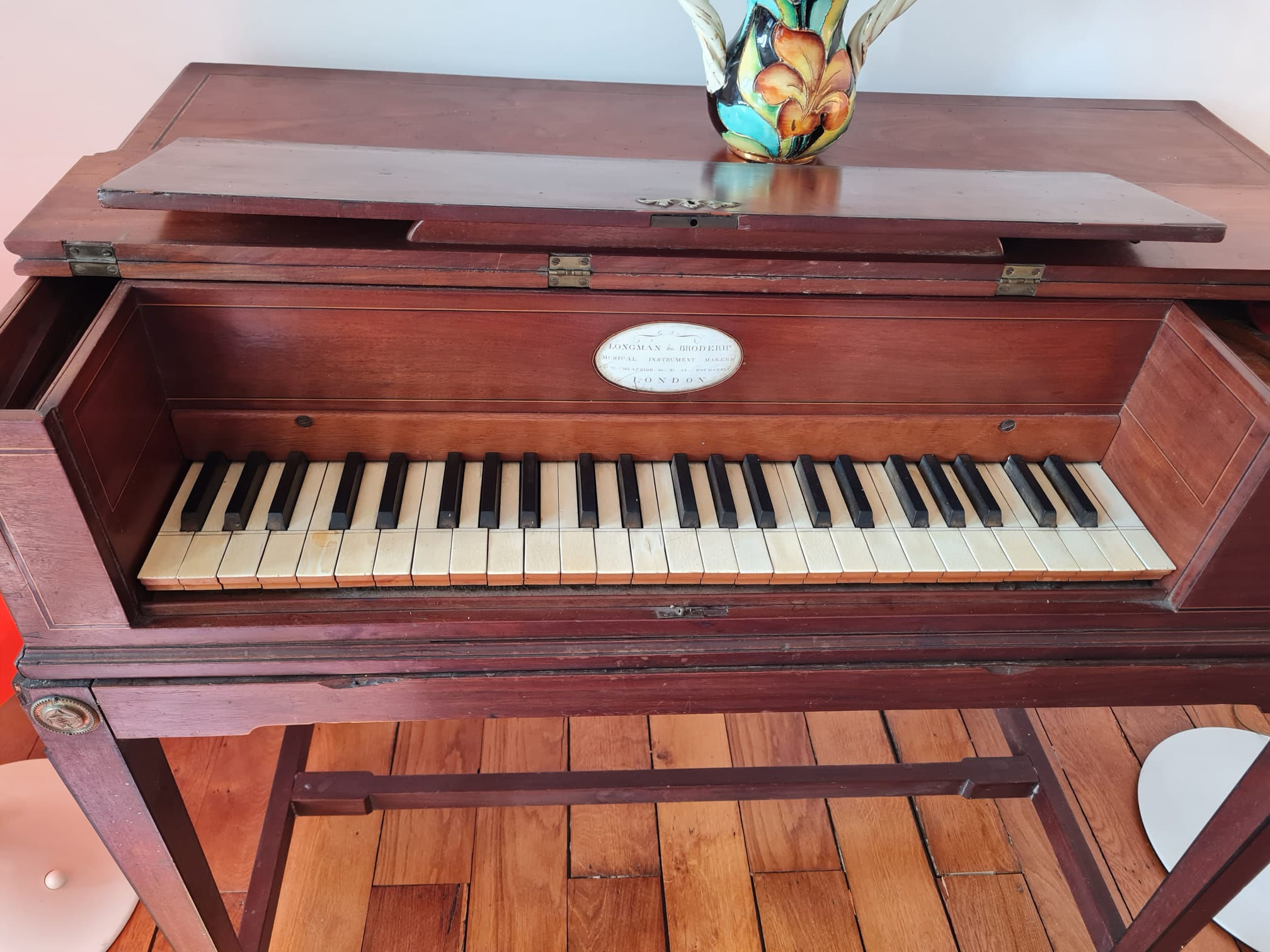 Piano de voyage Longman & Broderip, Londres, vers 1790