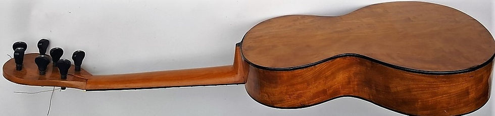 Miniature : Rare Guitare Heptacorde de René Lacôte.