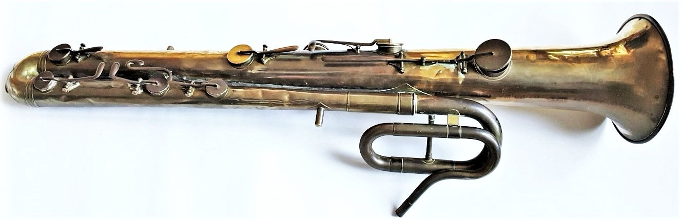 Ophicléide de Jean Finck facteur d'instruments de musique en cuivre à Strasbourg