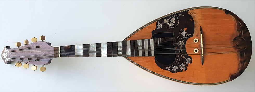 Miniature : Mandoline de concert Raffaele Calace 1930
