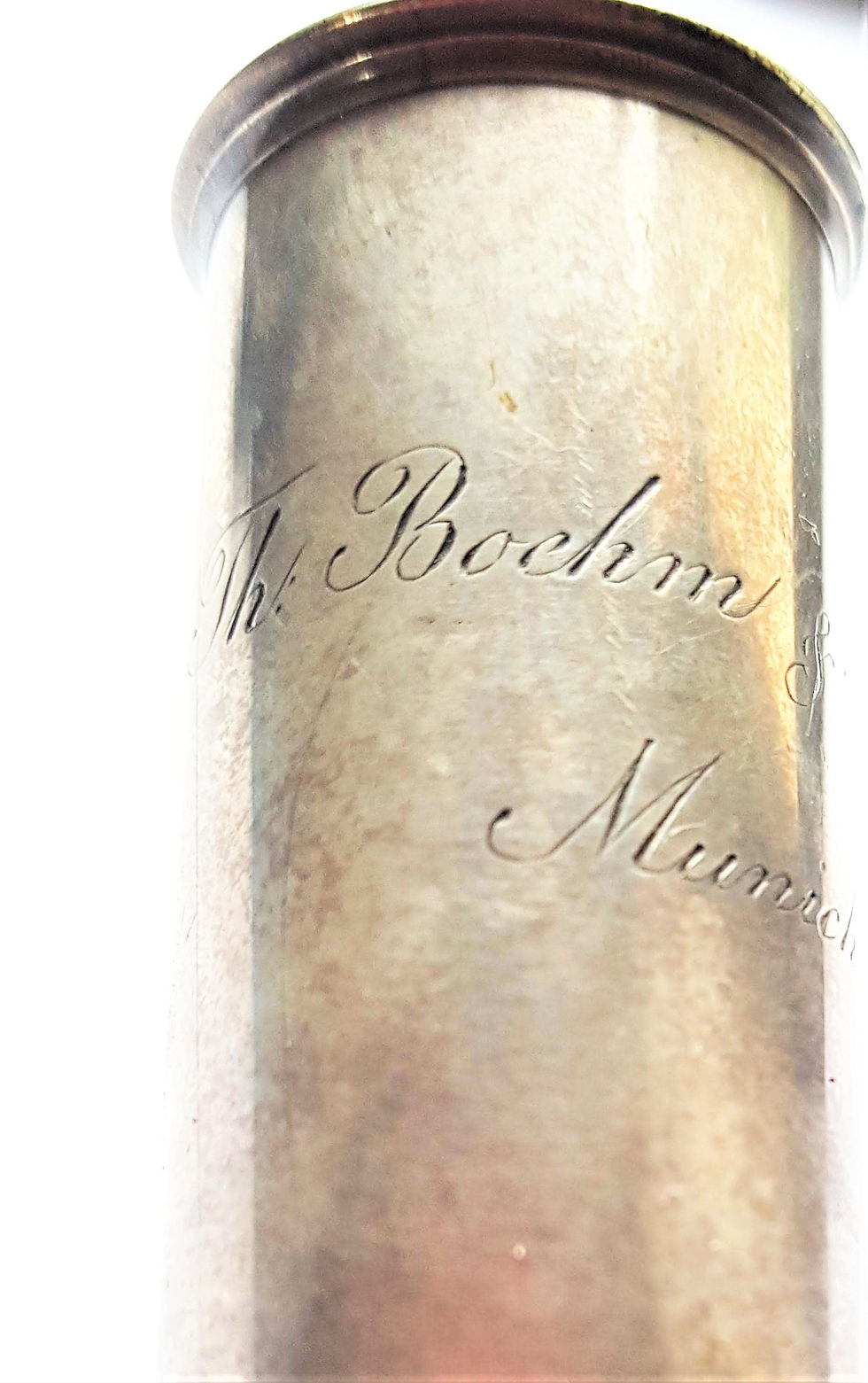 Miniature : Flûte Boehm et Mendler à Munich embouchure en Or 14 K