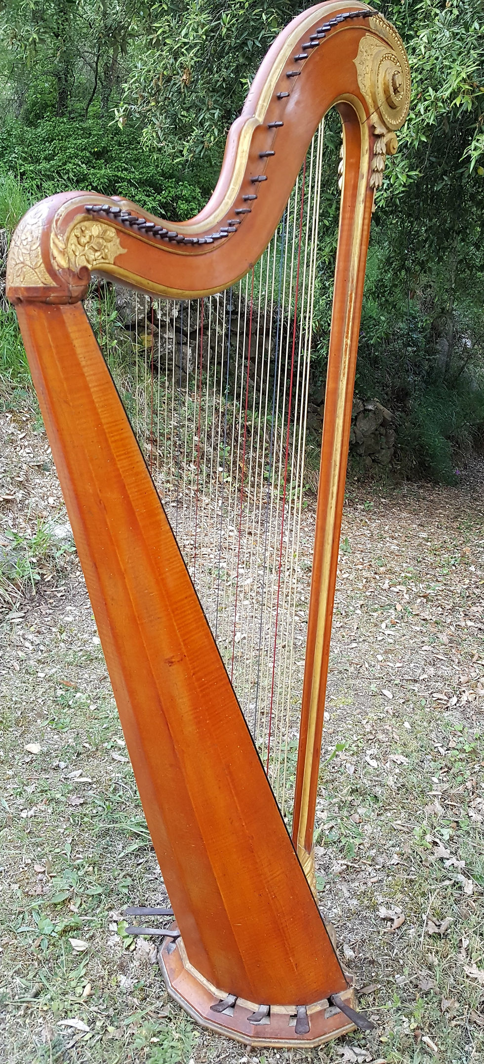 Miniature : Harpe de Georges Cousineau vers 1780 / Cousineau Harp