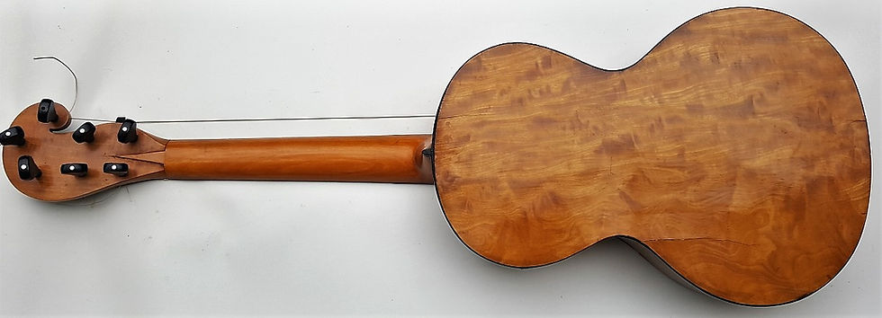 Miniature : Rare Guitare Heptacorde de René Lacôte.