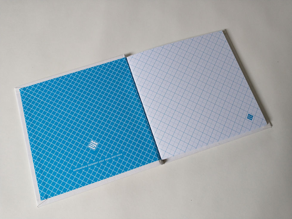 Thumbnail: SINGLE WHITE 45 DEGREE GRAPHPAPER SKETCHBOOKS
