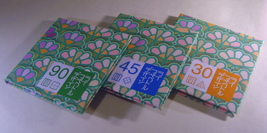 SET OF 3 GREENFLOWER GRAPHPAPER SKETCHBOOKS
