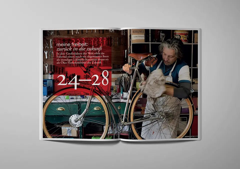 Wüstenrot Kundenmagazin Kapiteltrenner