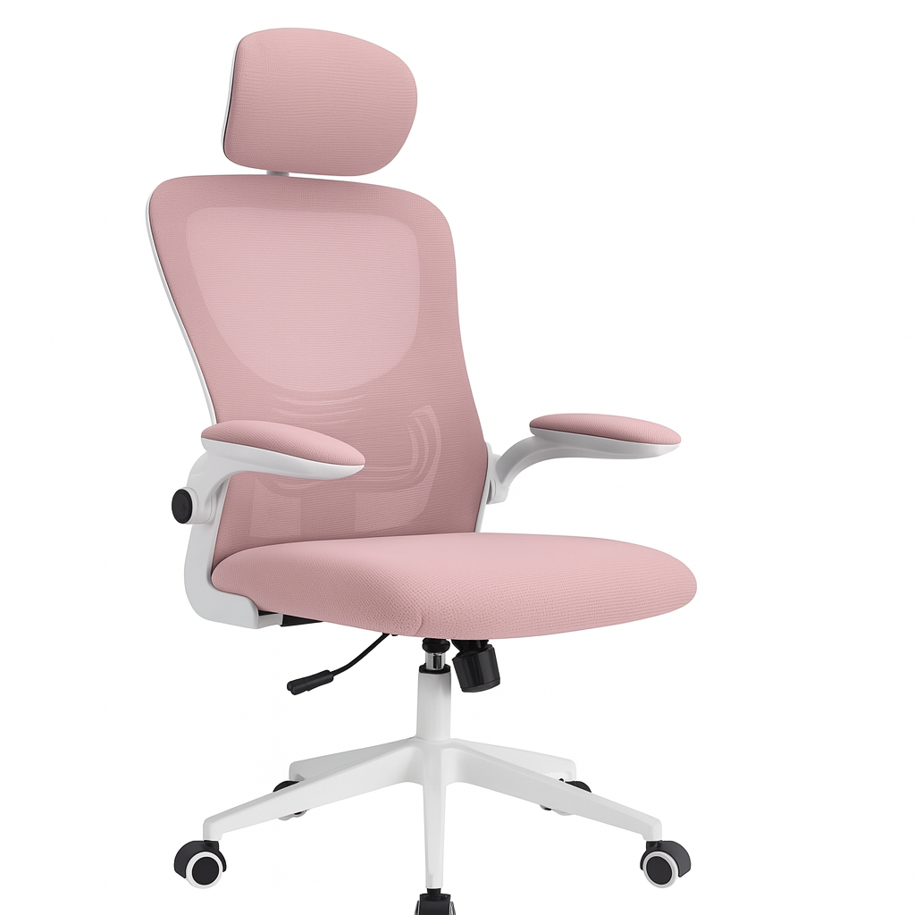 Silla Dubai Blanca con Rosado