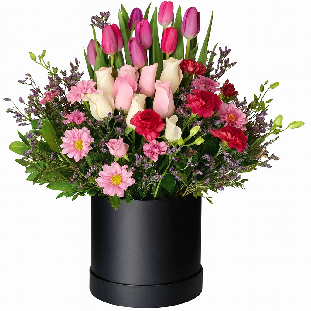 BOX - Ramo Mixtura Tulipán