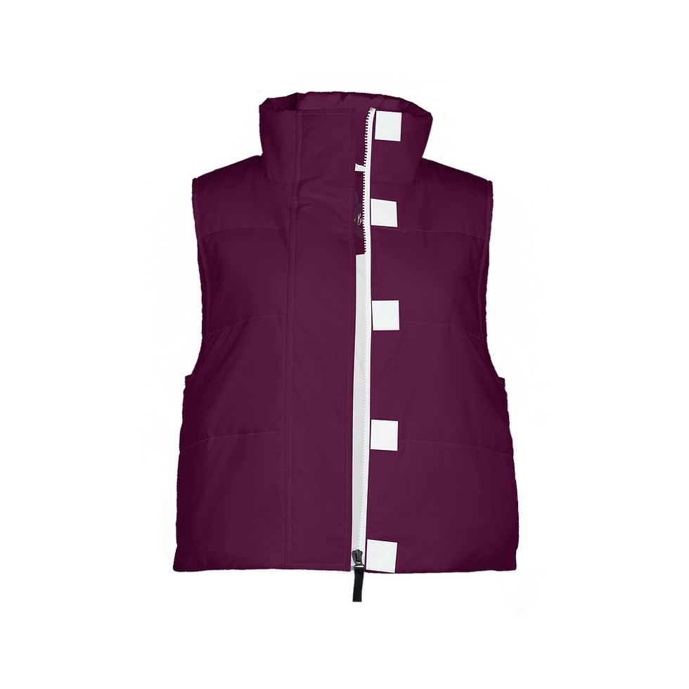 Miniatura: Women's Full-Zip Sleeveless Puffer Vest-Lightweight Ecodear