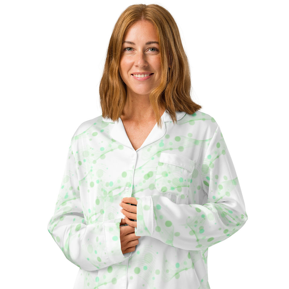 Miniatura: Women’s long sleeve pajama top