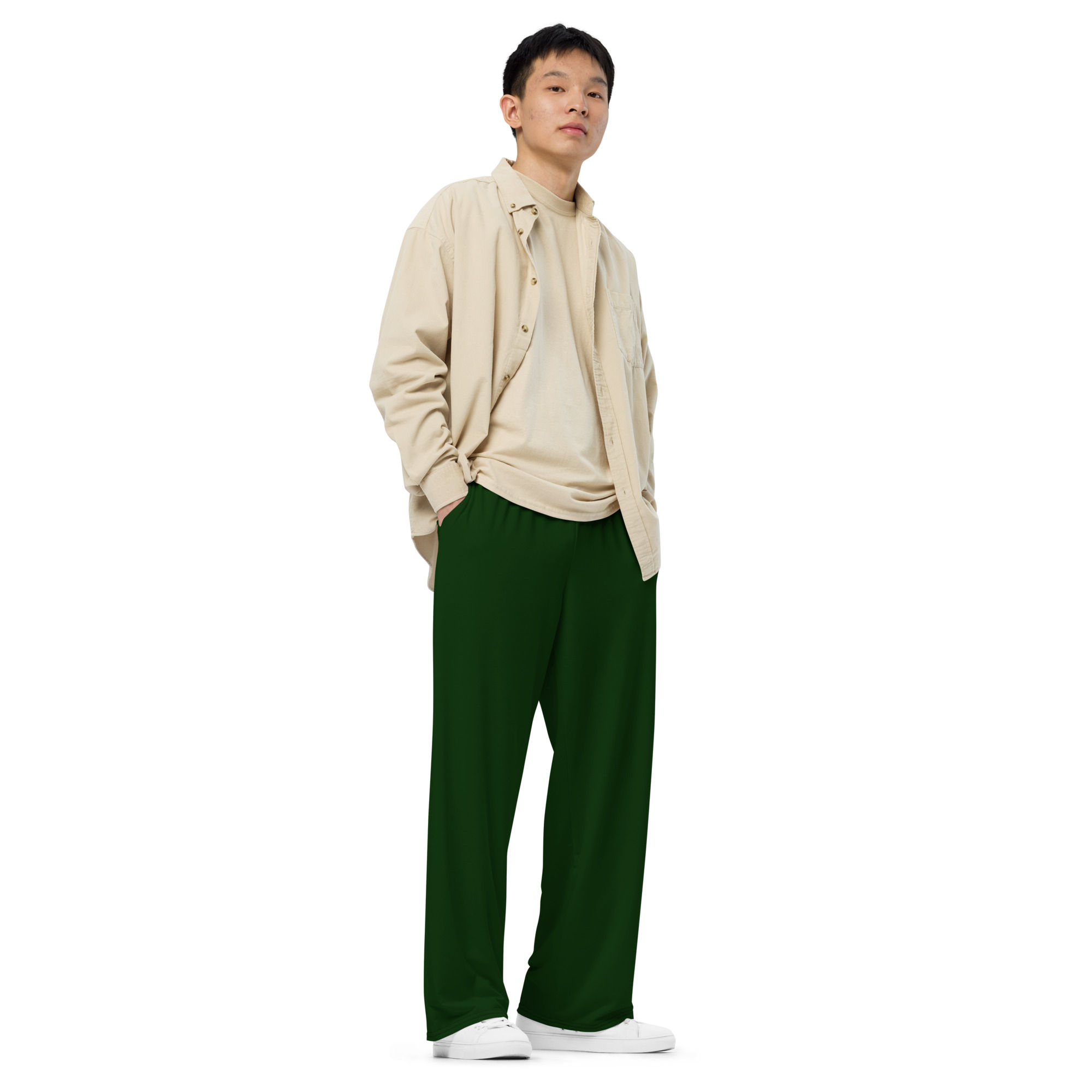 Unisex wide-leg pants