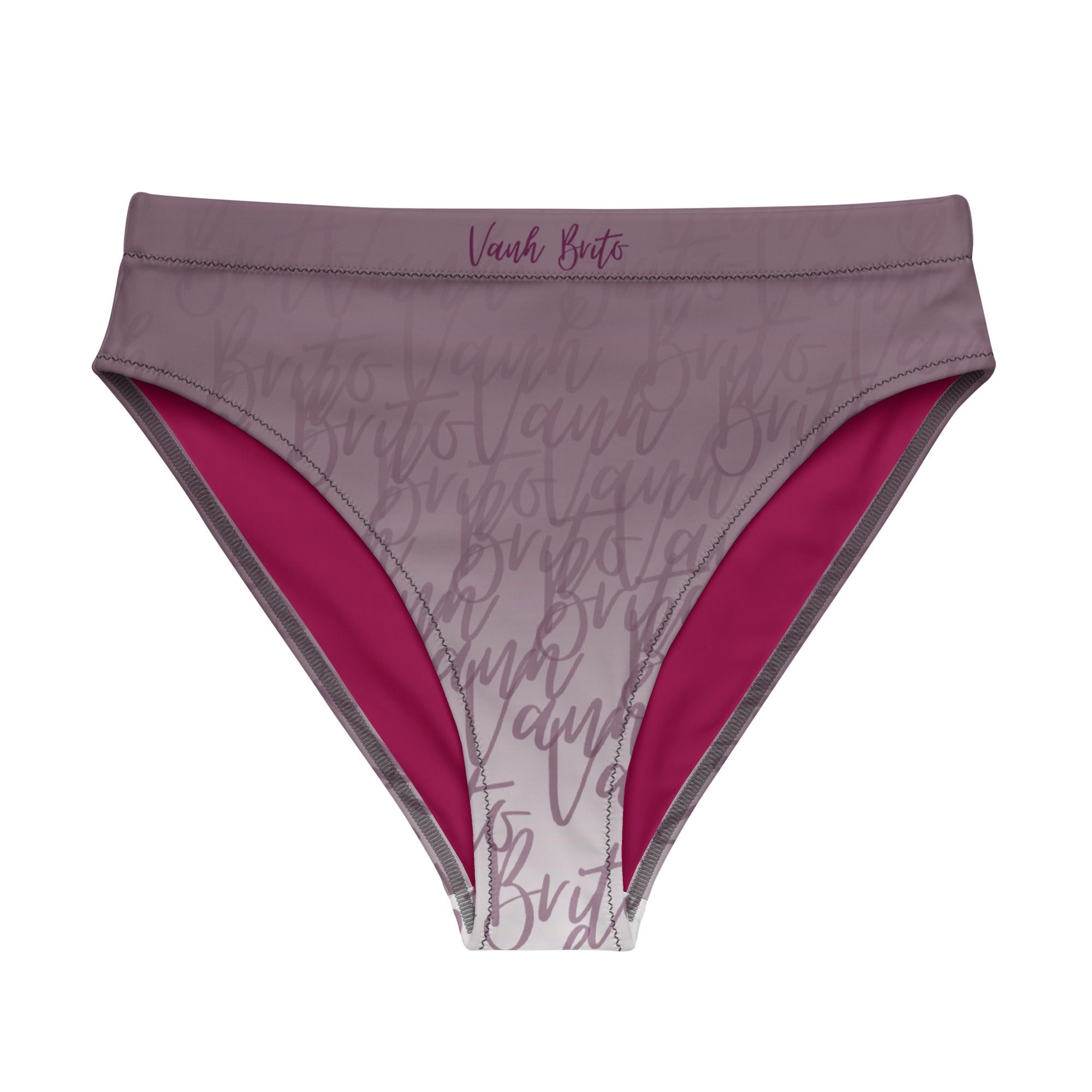 Recycled high-waisted bikini bottom copy copy copy copy