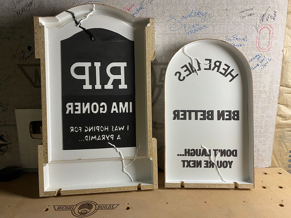 Thumbnail: PLANS: Halloween Tombstone Decoration