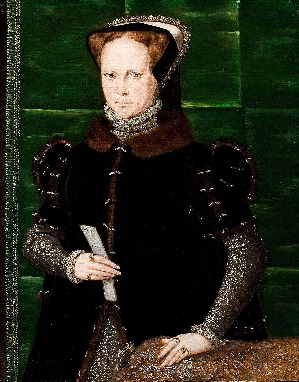 Mary Tudor © Hans Eworth, c.1555 (Dickinson Gallery)