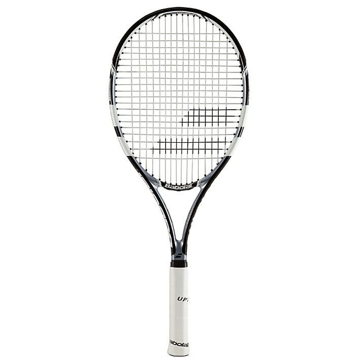Thumbnail: Babolat Pulsion 102 Tennis Racket, Black/Silver