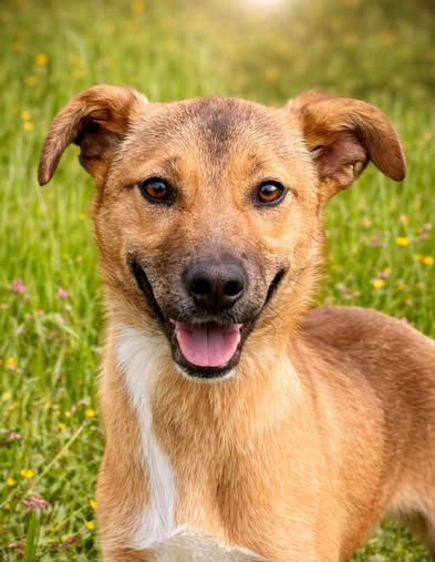 Amelia the German Shepherd cross rescue pup looking for her  forever home