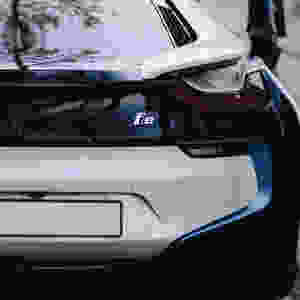 A BMW i8 electric car