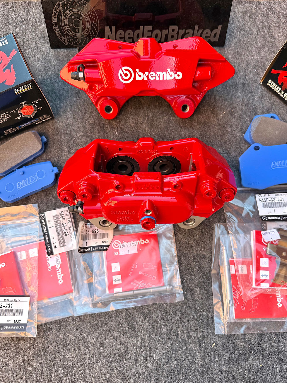 Miniatura: Kit Pinze freno anteriori Brembo  OEM 4 Pot  – Mazda MX-5 ND Abarth 124