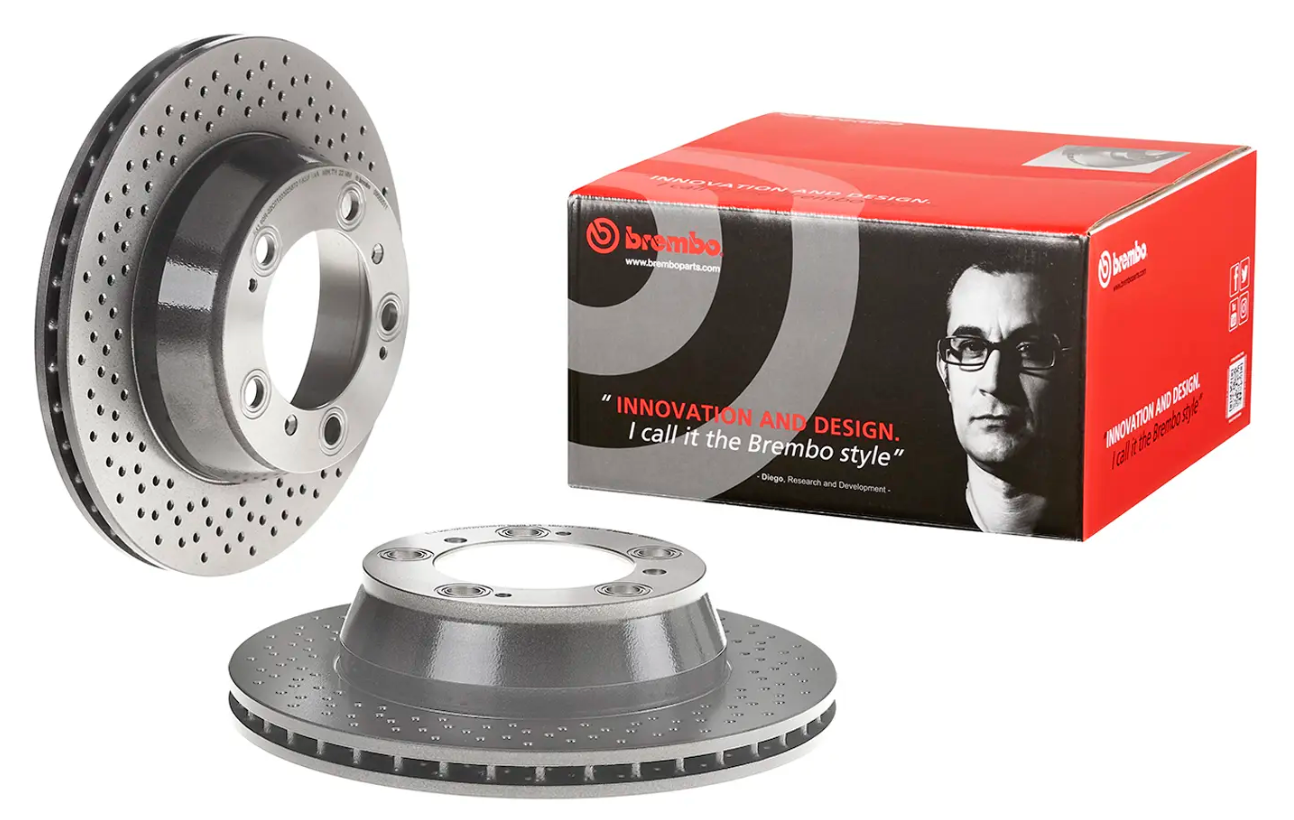 Porsche Boxster/Cayman 987 S Coppia dischi freno posteriori 299x24mm