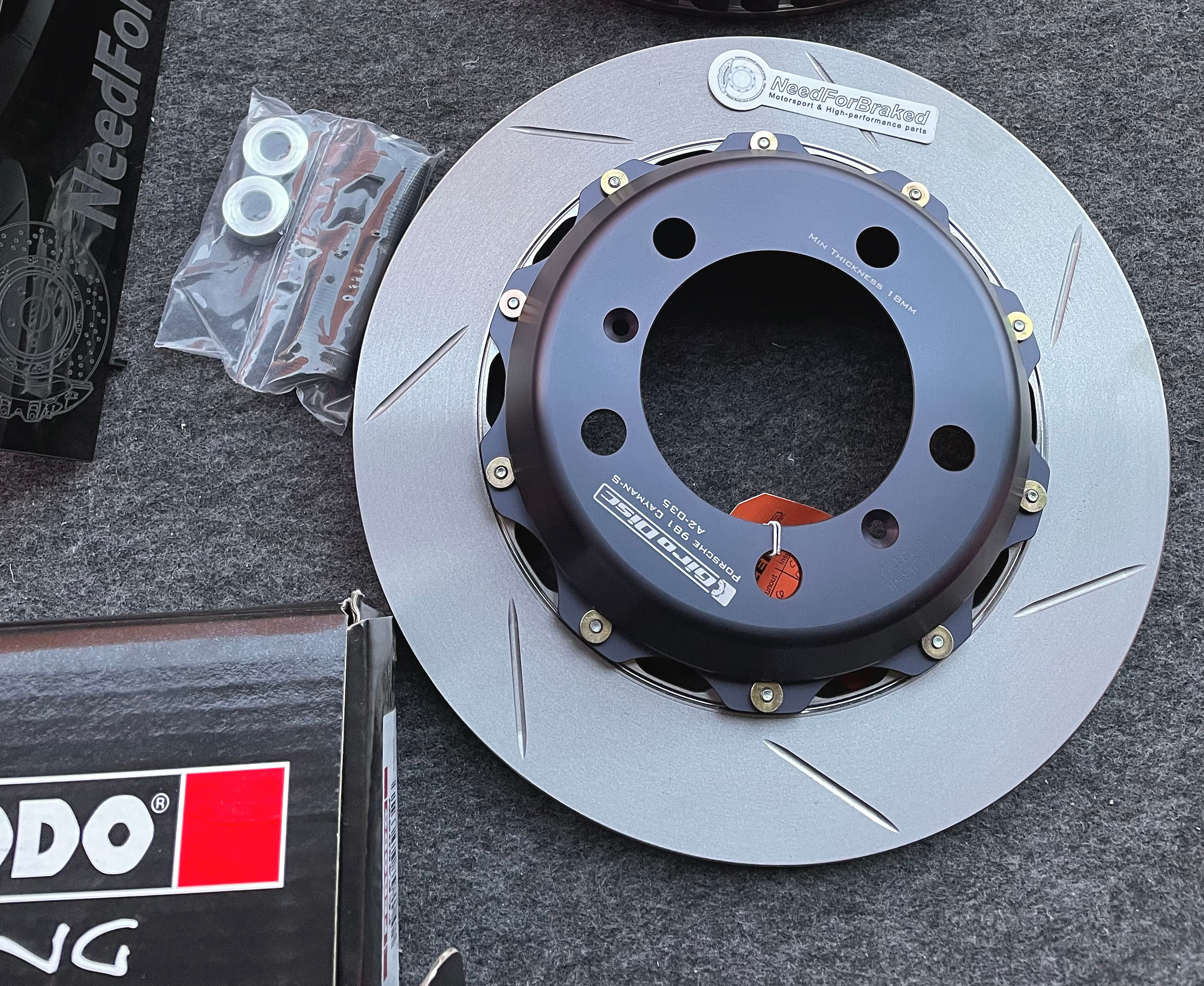 Porsche 981/718 tutte - upgrade 325x20mm Dischi Girodisc posteriori - A2-035